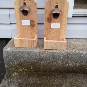 Vintage Wooden Wall Hook with Copper Finish